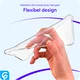 Oppo Reno 12 F Hoesje Schokbestendig en Dun TPU Back Cover Transparant afbeelding 9