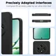 Oppo Reno 12 F Hoesje Dun TPU Back Cover Matte Zwart afbeelding 5