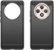 Oppo Reno 12 F Hoesje Geborsteld TPU Flexibele Back Cover Zwart afbeelding 2