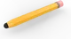 SBG Universele Kindvriendelijke Potlood Stylus Pen voor Kinderen Geel afbeelding 7