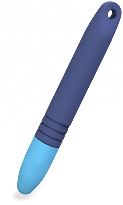 SBG Universele Kindvriendelijke Zachte Stylus Pen voor Kinderen Blauw afbeelding 1