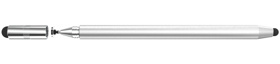 SBG Universele Stylus Pen Met Zachte Punt en Precisie Punt Zilver afbeelding 1