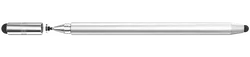 SBG Universele Stylus Pen Met Zachte Punt en Precisie Punt Zilver afbeelding
