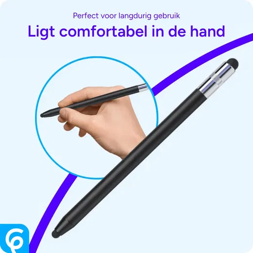 SBG Universele Stylus Pen Met Zachte Punt en Precisie Punt Zwart afbeelding 2