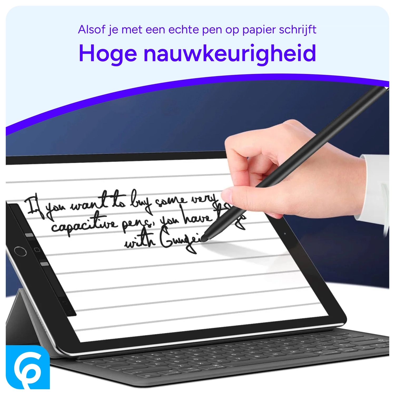 SBG Universele Stylus Pen Met Twee Zachte Punten Zwart afbeelding 2