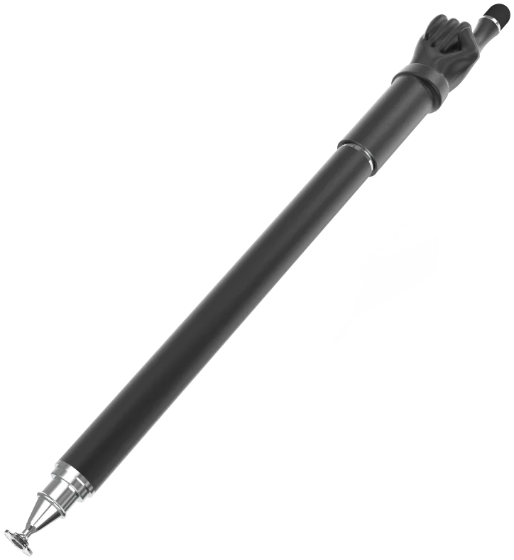 SBG Universele Wijzende Vinger Stylus Pen Zwart afbeelding 1