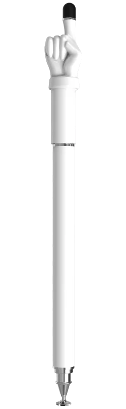 SBG Universele Wijzende Vinger Stylus Pen Wit afbeelding 8