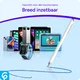 SBG Universele Stylus Pen Met Schuifsysteem Wit afbeelding 5