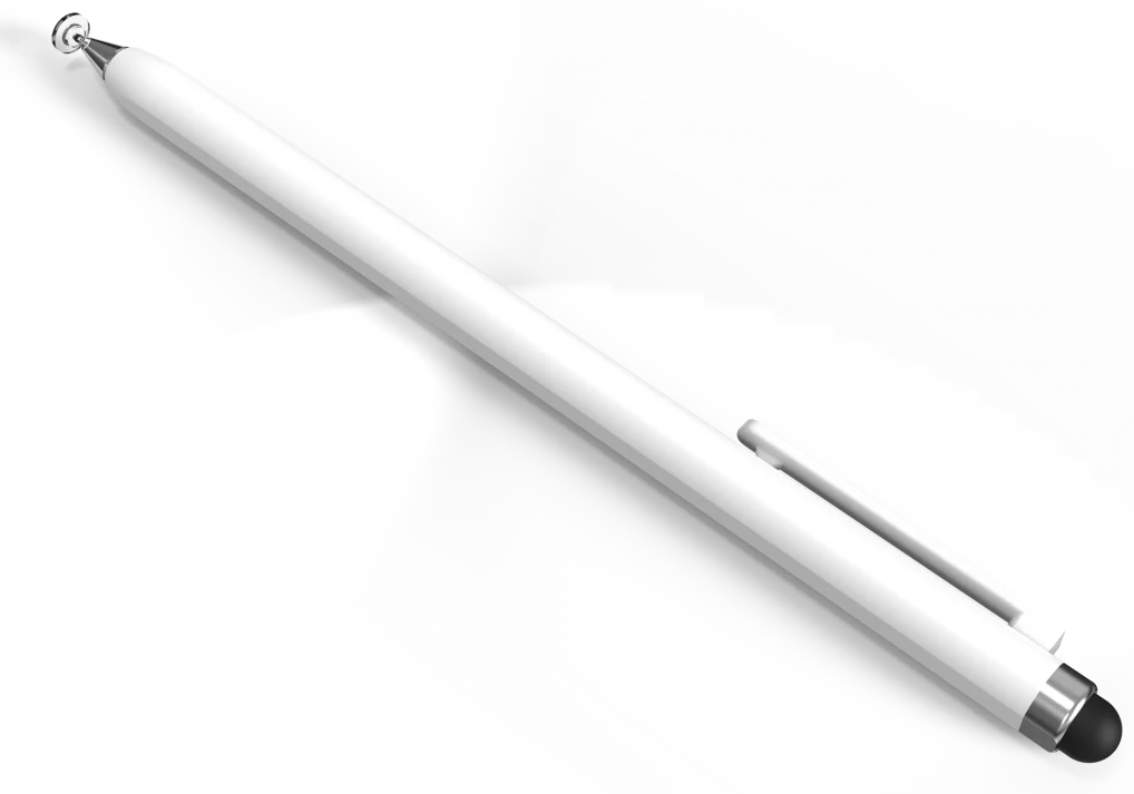 SBG Universele Stylus Pen Met Schuifsysteem Wit afbeelding 1