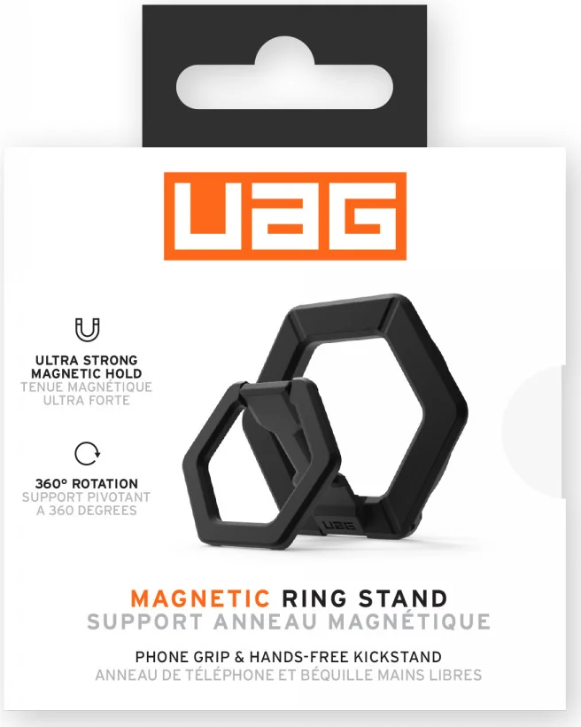 UAG Magnetic Ring Stand MagSafe Standaard en Houder voor Telefoons Zwart afbeelding 11
