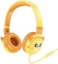 Hoco Kinder Koptelefoon Kattenoortjes met Kabel en Ingebouwde Microfoon Geel