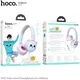 Hoco Kinder Koptelefoon Kattenoortjes met Kabel en Ingebouwde Microfoon Groen afbeelding 4