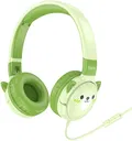 Hoco Kinder Koptelefoon Kattenoortjes met Kabel en Ingebouwde Microfoon Groen