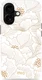 MIO MagSafe Apple iPhone 16 Hoesje Hard Shell Back Cover White Roses