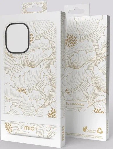 MIO MagSafe Apple iPhone 16 Hoesje Hard Shell Back Cover White Roses afbeelding 11