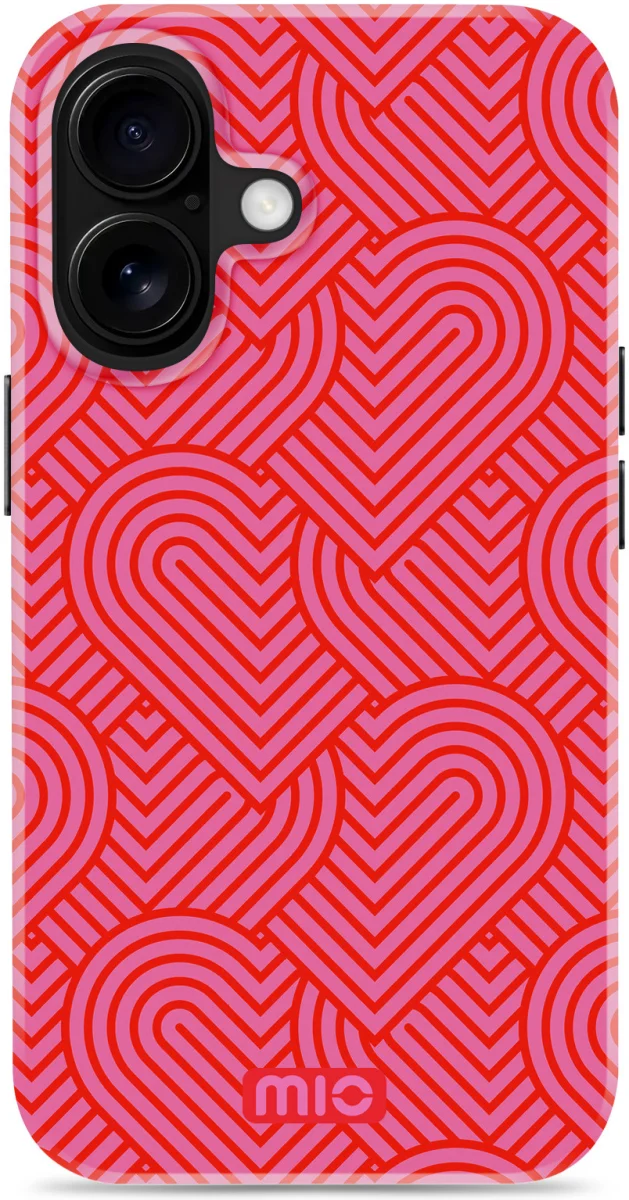 MIO MagSafe Apple iPhone 16 Hoesje Hard Shell Back Cover Wild Hearts afbeelding 1