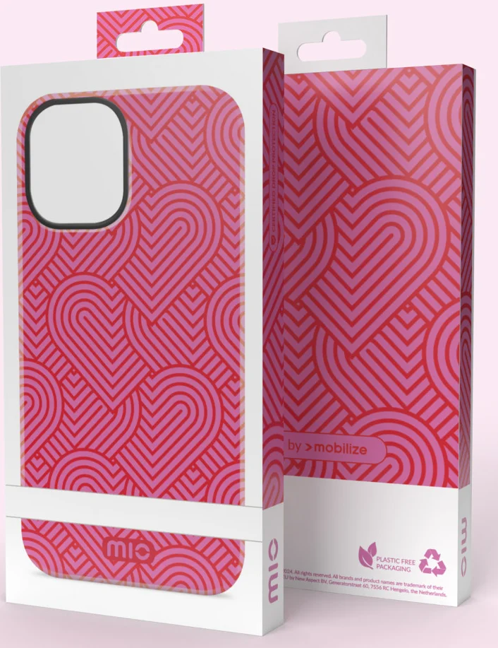 MIO MagSafe Apple iPhone 16 Hoesje Hard Shell Back Cover Wild Hearts afbeelding 11