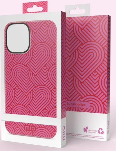 MIO MagSafe Apple iPhone 16 Hoesje Hard Shell Back Cover Wild Hearts afbeelding 11