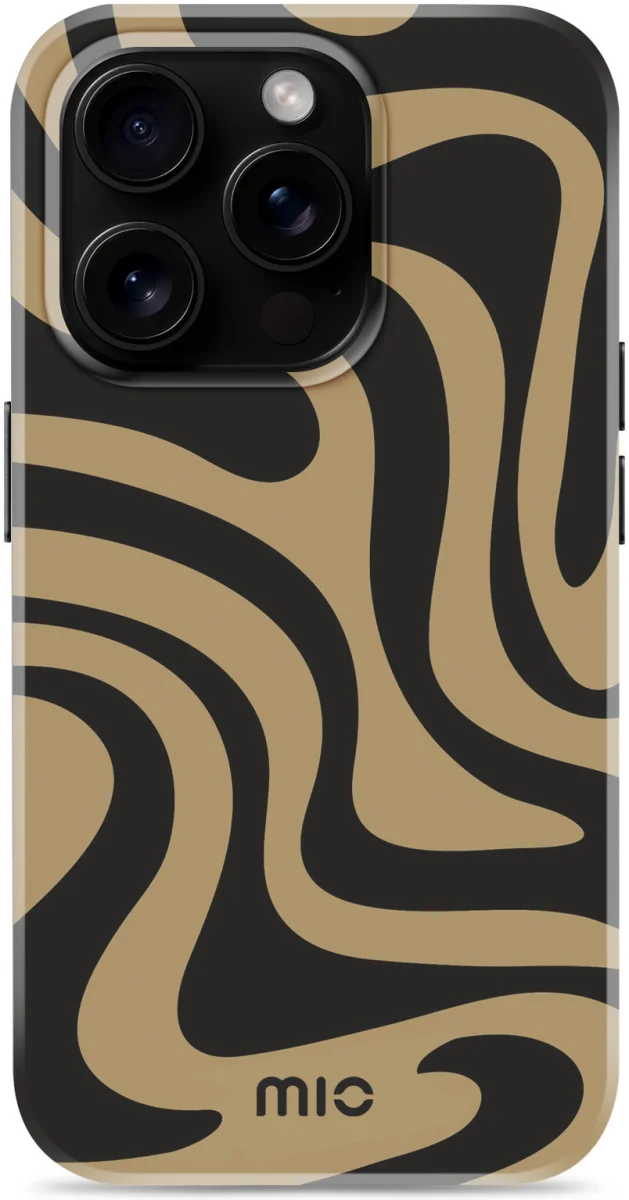 MIO MagSafe Apple iPhone 16 Pro Hoesje Hard Shell Back Cover Swirl afbeelding 1