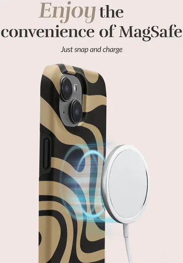 MIO MagSafe Apple iPhone 16 Pro Hoesje Hard Shell Back Cover Swirl afbeelding 4