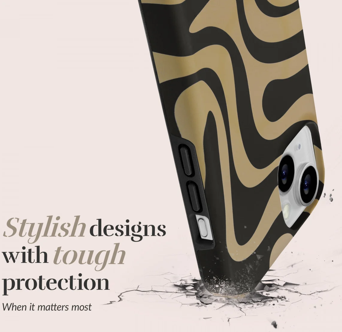 MIO MagSafe Apple iPhone 16 Pro Hoesje Hard Shell Back Cover Swirl afbeelding 5