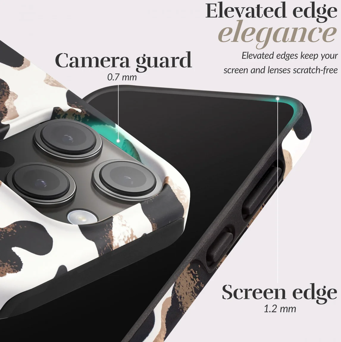 MIO MagSafe iPhone 16 Pro Max Hoesje Hard Shell Back Cover Leopard afbeelding 6