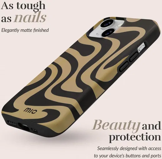 MIO MagSafe iPhone 16 Pro Max Hoesje Hard Shell Back Cover Swirl afbeelding 3