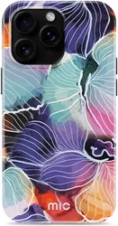 MIO MagSafe iPhone 16 Pro Max Hoesje Hard Shell Back Cover Flowers afbeelding