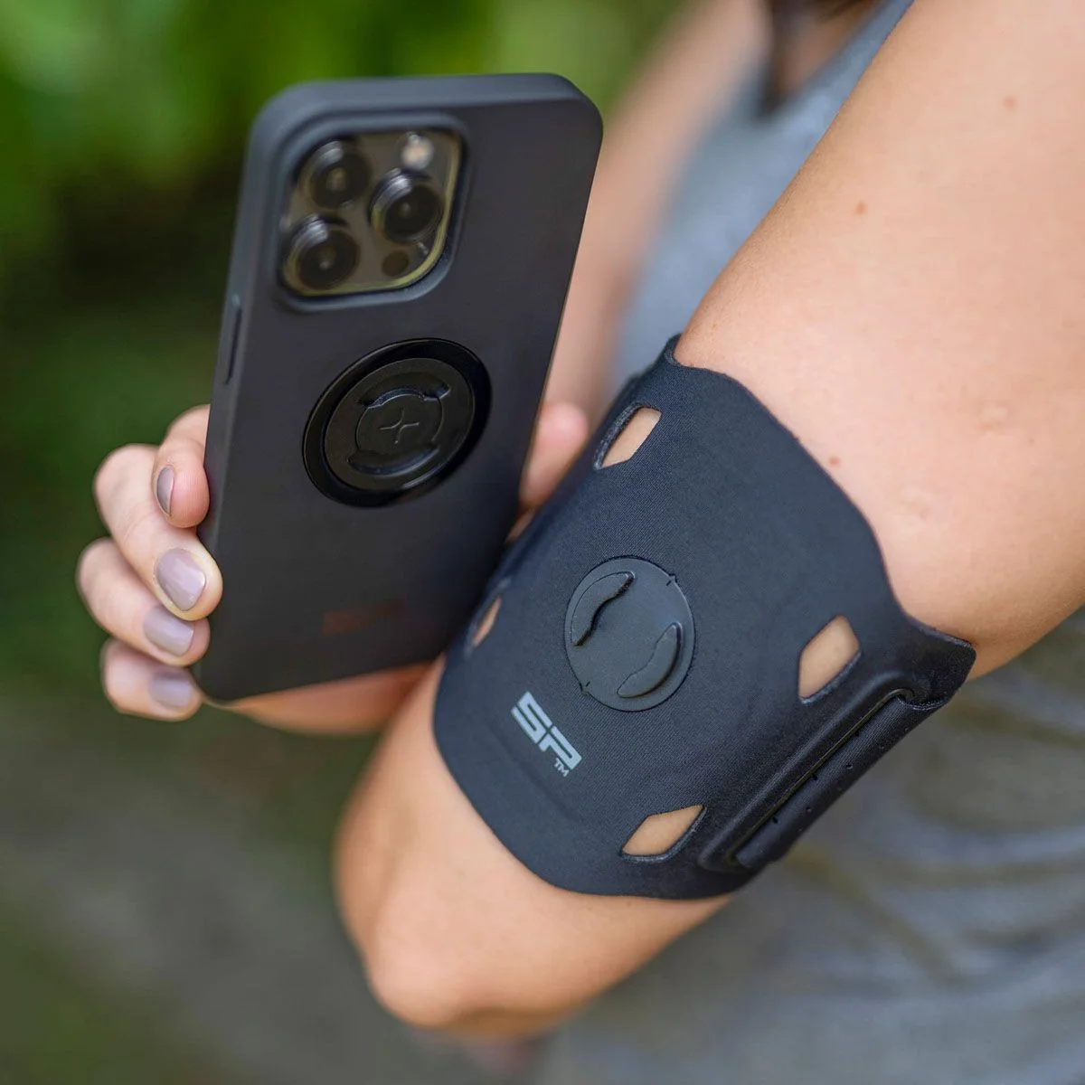 SP Connect Arm Band SPC+ Telefoonhouder Sporten - Sportarmband Hardlopen Zwart afbeelding 2