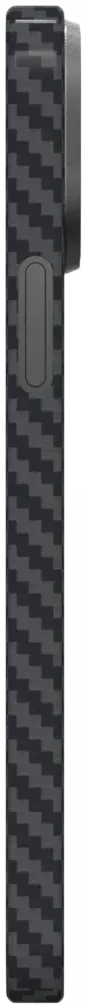 NEKIT Fiber Apple iPhone 12 / 12 Pro Hoesje MagSafe Kevlar Back Cover Dun Zwart afbeelding 17