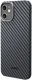 NEKIT Fiber Apple iPhone 12 / 12 Pro Hoesje MagSafe Kevlar Back Cover Dun Zwart afbeelding 15