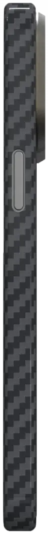 NEKIT Fiber Apple iPhone 13 Pro Hoesje MagSafe Kevlar Back Cover Dun Zwart afbeelding 17