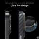 NEKIT Fiber Apple iPhone 13 Pro Hoesje MagSafe Kevlar Back Cover Dun Zwart afbeelding 5