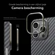 NEKIT Fiber Apple iPhone 13 Pro Max Hoesje MagSafe Kevlar Back Cover Dun Zwart afbeelding 4