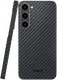 NEKIT Fiber Samsung Galaxy S23 Hoesje MagSafe Kevlar Back Cover Dun Zwart afbeelding 17