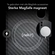 NEKIT Fiber Samsung Galaxy S23 Hoesje MagSafe Kevlar Back Cover Dun Zwart afbeelding 5