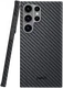 NEKIT Fiber Samsung Galaxy S23 Ultra Hoesje MagSafe Kevlar Back Cover Dun Zwart afbeelding 17