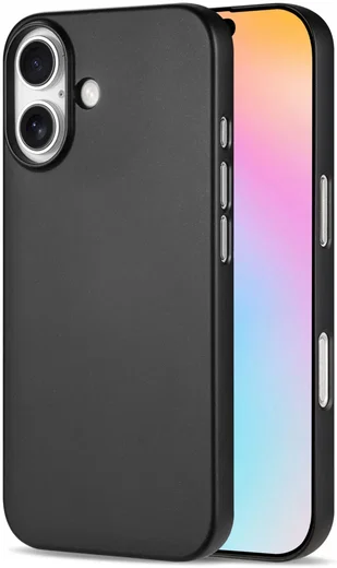 NEKIT Apple iPhone 16 Hoesje met MagSafe Back Cover Dun Zwart afbeelding 1