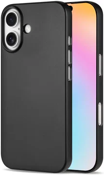 NEKIT Apple iPhone 16 Hoesje met MagSafe Back Cover Dun Zwart