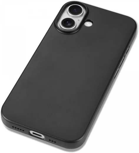 NEKIT Apple iPhone 16 Hoesje met MagSafe Back Cover Dun Zwart afbeelding 7