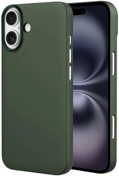 NEKIT Apple iPhone 16 Hoesje met MagSafe Back Cover Dun Groen