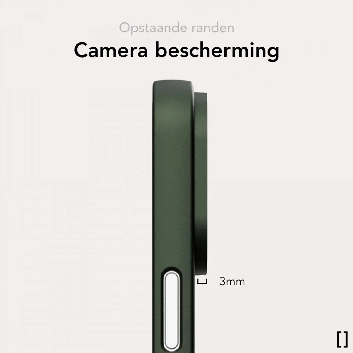 NEKIT Apple iPhone 16 Hoesje met MagSafe Back Cover Dun Groen afbeelding 4