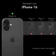 NEKIT Apple iPhone 16 Hoesje met MagSafe Back Cover Dun Groen afbeelding 3
