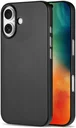 NEKIT Apple iPhone 16 Plus Hoesje met MagSafe Back Cover Dun Zwart