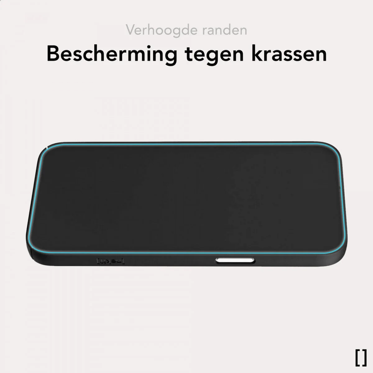 NEKIT Apple iPhone 16 Plus Hoesje met MagSafe Back Cover Dun Blauw afbeelding 6