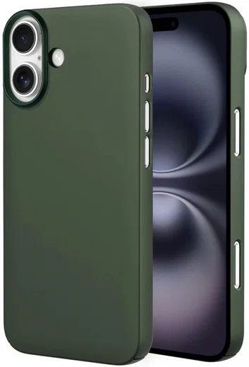 NEKIT Apple iPhone 16 Plus Hoesje met MagSafe Back Cover Dun Groen afbeelding 1