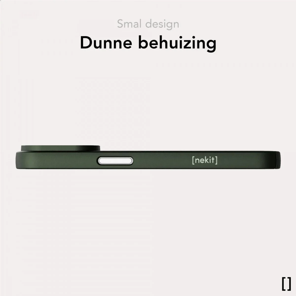 NEKIT Apple iPhone 16 Plus Hoesje met MagSafe Back Cover Dun Groen afbeelding 5