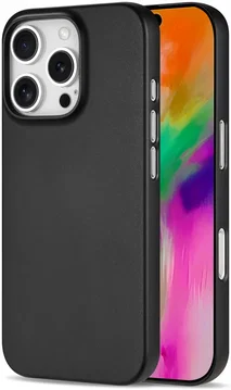 NEKIT Apple iPhone 16 Pro Hoesje met MagSafe Back Cover Dun Zwart