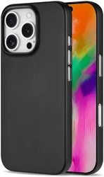 NEKIT Apple iPhone 16 Pro Hoesje met MagSafe Back Cover Dun Zwart afbeelding