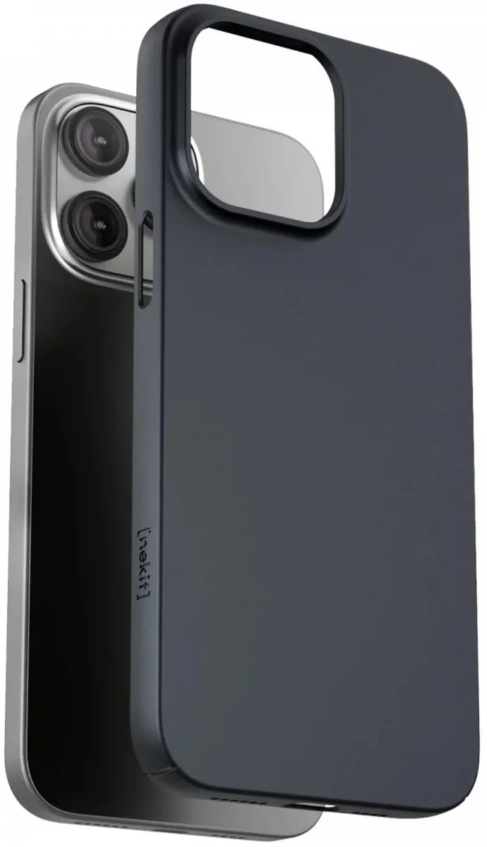 NEKIT Apple iPhone 16 Pro Hoesje met MagSafe Back Cover Dun Blauw afbeelding 2
